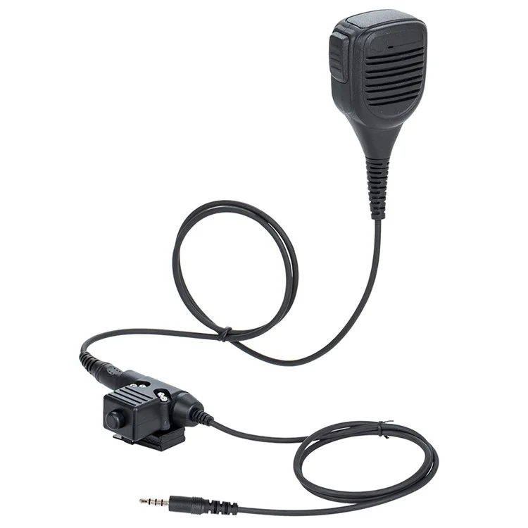 Ham Radio Altoparlante Microfono 7.1mm con U94 PTT per Iphone / Samsung / HTC Cellphone con jack da 3.5mm