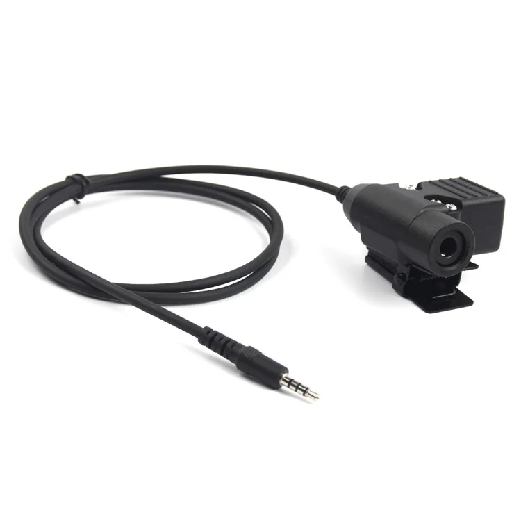 Ham Radio Altoparlante Microfono 7.1mm con U94 PTT per Iphone / Samsung / HTC Cellphone con jack da 3.5mm