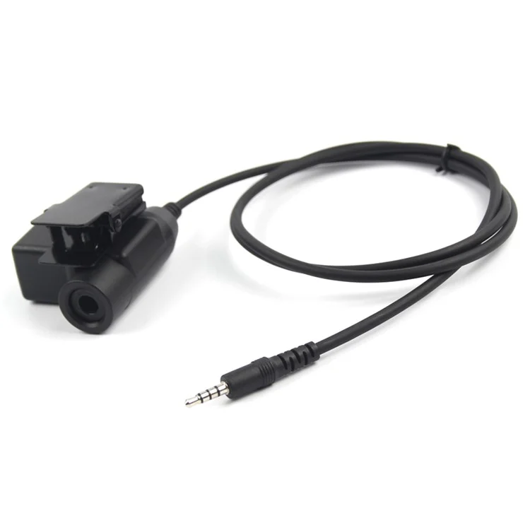 Ham Radio Altoparlante Microfono 7.1mm con U94 PTT per Iphone / Samsung / HTC Cellphone con jack da 3.5mm