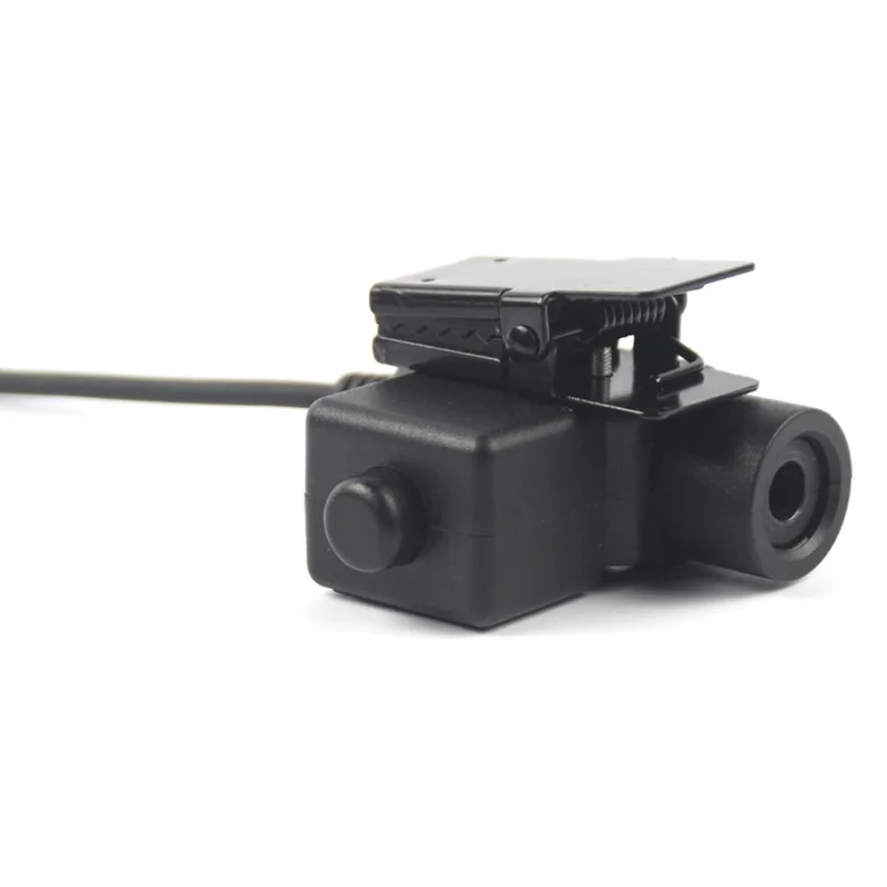 Ham Radio Walkie Talkie U94 PTT Headset Adapter for Baofeng Kenwood HYT TYT - Black