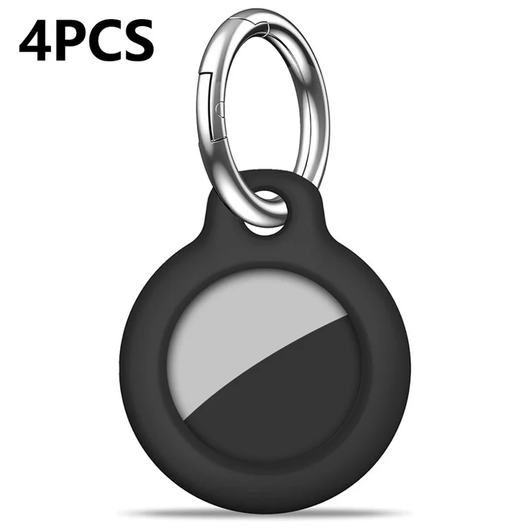 4Pcs for Apple AirTag Bluetooth-compatible Locator PC Protective Case Anti-Drop Cover