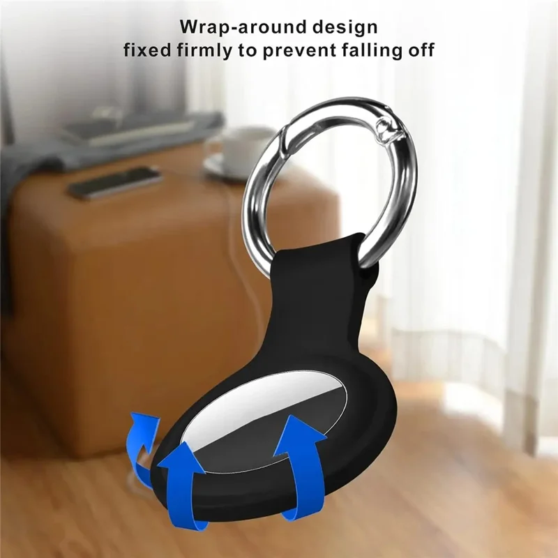 4Pcs for Apple AirTag Bluetooth-compatible Locator Soft Silicone Protective Case Anti-Drop Cover