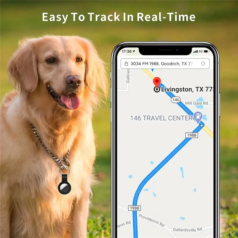 4Pcs for Apple AirTag Bluetooth-compatible Locator Soft Silicone Protective Case Anti-Drop Cover