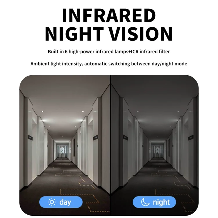 X10 Campanello wireless per rilevamento di movimento con WiFi, applicazione per telefono, interfono vocale, videocitofono e campanello intelligente