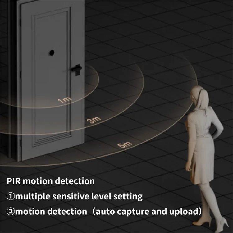 X10 Campanello wireless per rilevamento di movimento con WiFi, applicazione per telefono, interfono vocale, videocitofono e campanello intelligente
