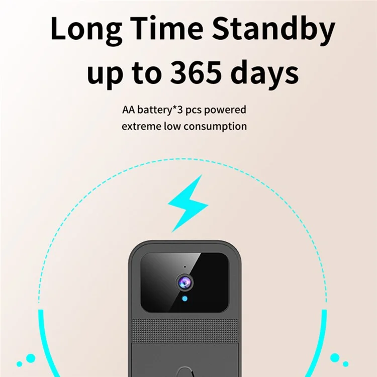 D9 Wireless WiFi Doorbell Phone APP Monitoring Video Call Night Vision Smart Door Bell
