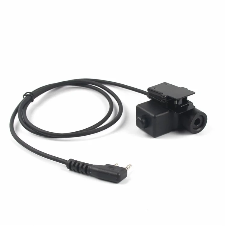Rádio Ham 7.1mm Adaptador Alto-Falante Microfone com U94 PTT para Baofeng Kenwood HYT TYT