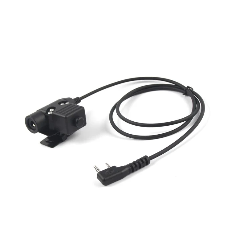 Rádio Ham 7.1mm Adaptador Alto-Falante Microfone com U94 PTT para Baofeng Kenwood HYT TYT
