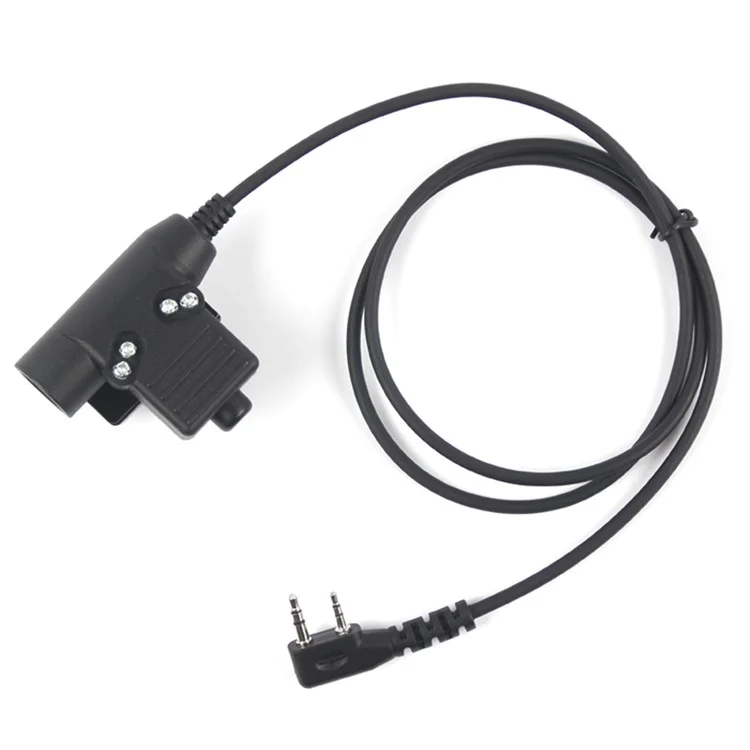 Rádio Ham 7.1mm Adaptador Alto-Falante Microfone com U94 PTT para Baofeng Kenwood HYT TYT