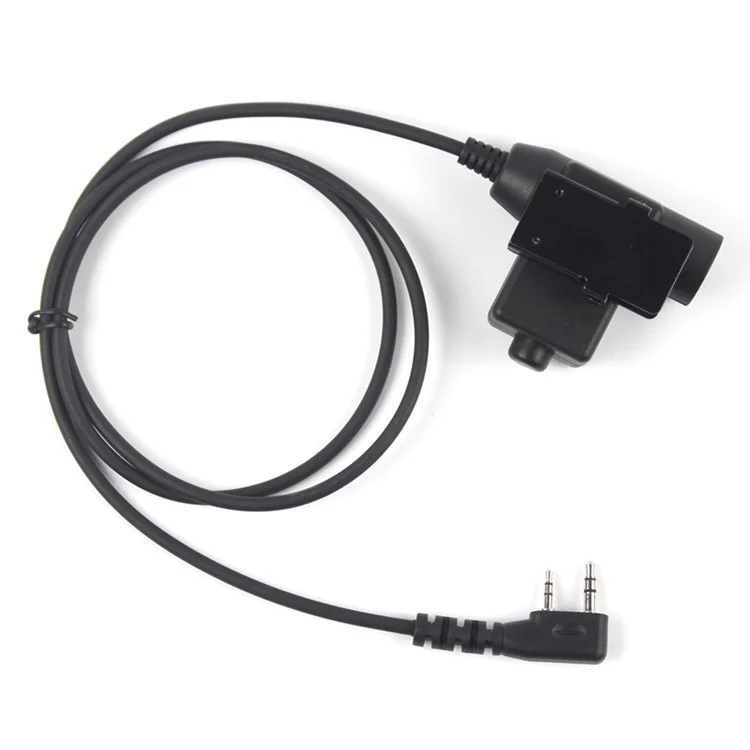 Rádio Ham 7.1mm Adaptador Alto-Falante Microfone com U94 PTT para Baofeng Kenwood HYT TYT