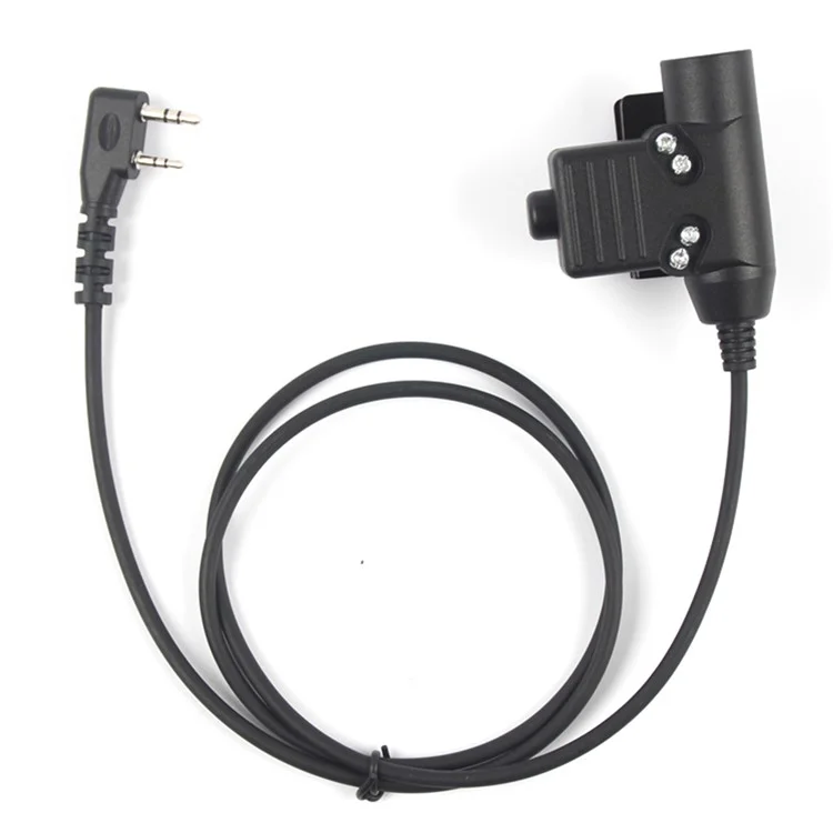 Rádio Ham 7.1mm Adaptador Alto-Falante Microfone com U94 PTT para Baofeng Kenwood HYT TYT