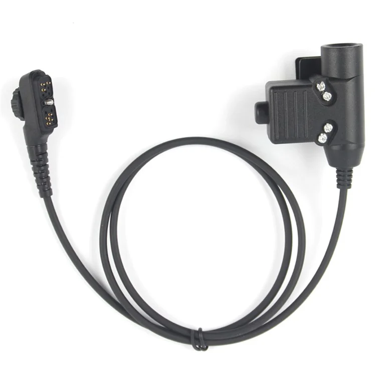 Ham Radio 7.1mm Adapter Speaker Microphone with U94 PTT for Hytera PD700  /  PD780  /  PD782  /  PD785
