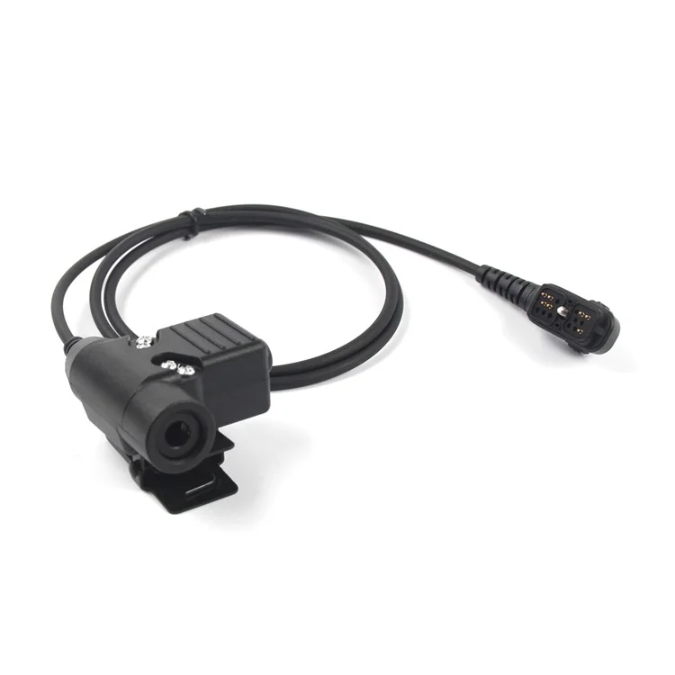 Ham Radio 7.1mm Adapter Speaker Microphone with U94 PTT for Hytera PD700  /  PD780  /  PD782  /  PD785