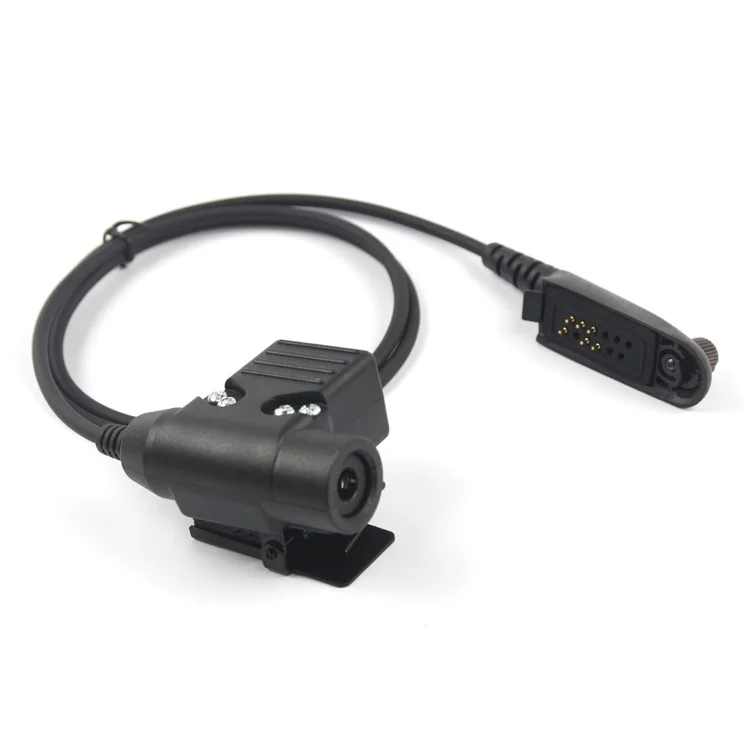 Ham Radio 7.1mm Adapter Speaker Microphone with U94 PTT for Motorola GP140 / GP320 / GP328 / GP338 / GP380