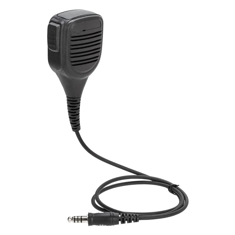 Ham Radio 7.1mm Speaker Microphone with U94 PTT Headset Adapter for Motorola Xir P8268  /  DP4800  /  APX-4000  /  APX-6000  /  APX-7000