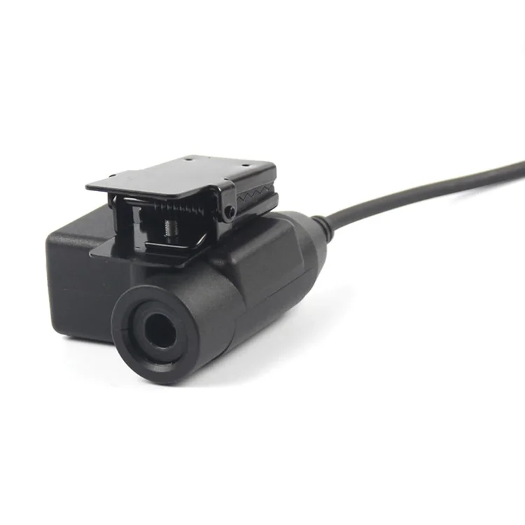 Ham Radio 7.1mm Speaker Microphone with U94 PTT Headset Adapter for Motorola Xir P8268  /  DP4800  /  APX-4000  /  APX-6000  /  APX-7000