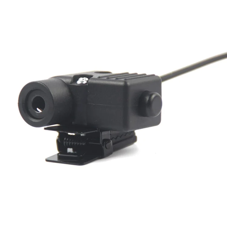 Ham Radio 7.1mm Speaker Microphone with U94 PTT Headset Adapter for Motorola Xir P8268  /  DP4800  /  APX-4000  /  APX-6000  /  APX-7000