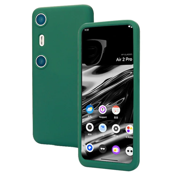 Para XREAL Beam Pro AR Computation Anti-Scratch Silicone Case Cover - Verde Escuro