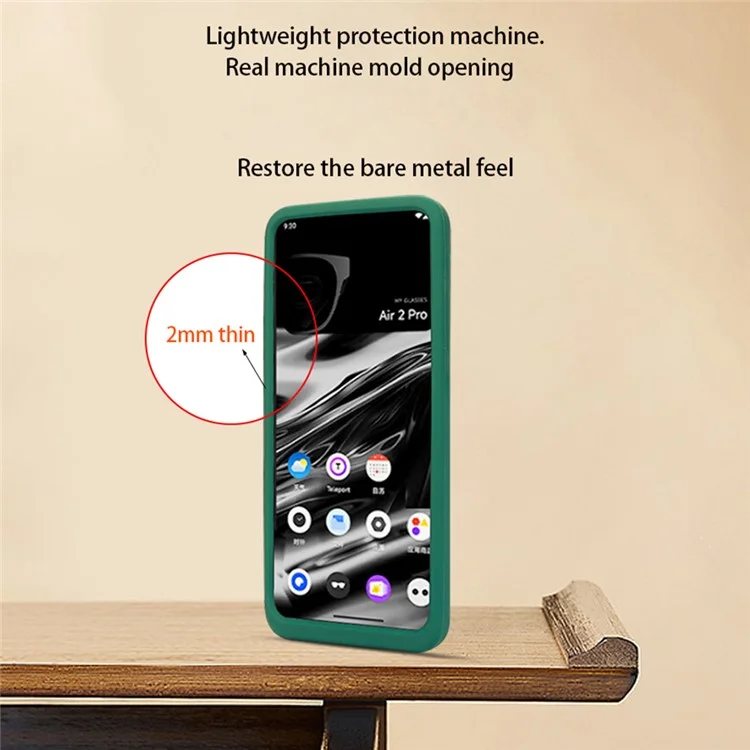 Para XREAL Beam Pro AR Computation Anti-Scratch Silicone Case Cover - Verde Escuro
