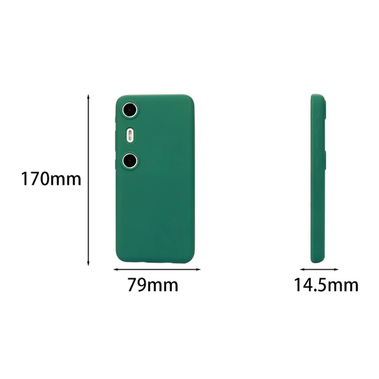 Para XREAL Beam Pro AR Computation Anti-Scratch Silicone Case Cover - Verde Escuro