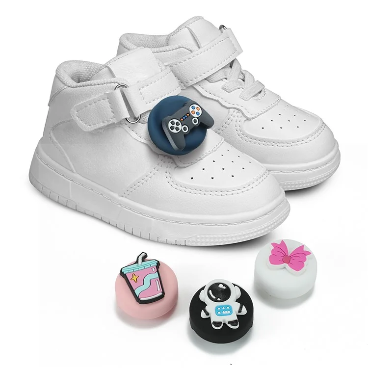 For Apple AirTag Cute Cartoon Pattern Holder Hidden Tracker Cover, Easily Attach to Shoelace, with Front Back Film Set - Flying Saucer