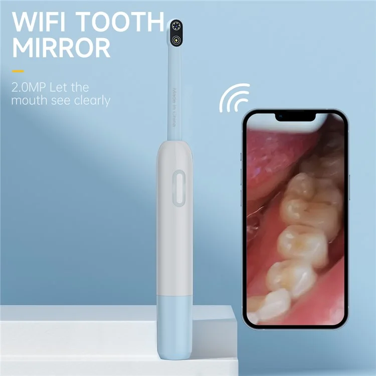 Endoscope dentaire sans fil Z70 2MP avec lumière LED, miroir pour les dents et microscope oral