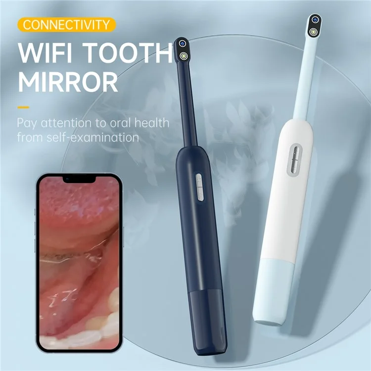 Endoscope dentaire sans fil Z70 2MP avec lumière LED, miroir pour les dents et microscope oral