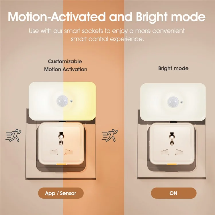 MG-YD101 Human Body Sensor Tuya App Voice Control Intelligent Wireless Night Light