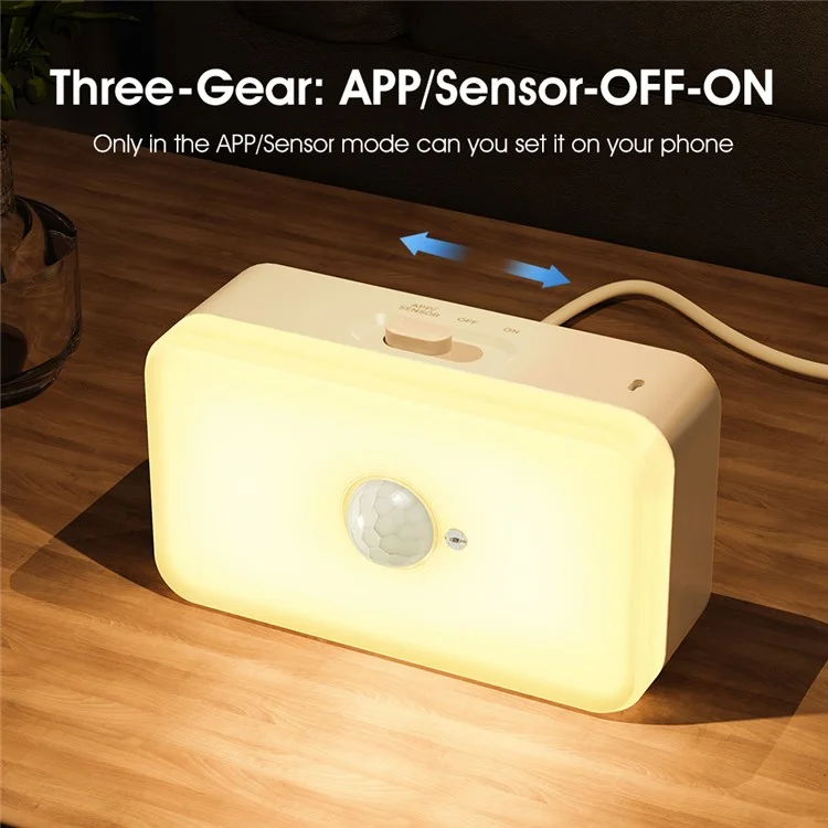MG-YD101 Human Body Sensor Tuya App Voice Control Intelligent Wireless Night Light
