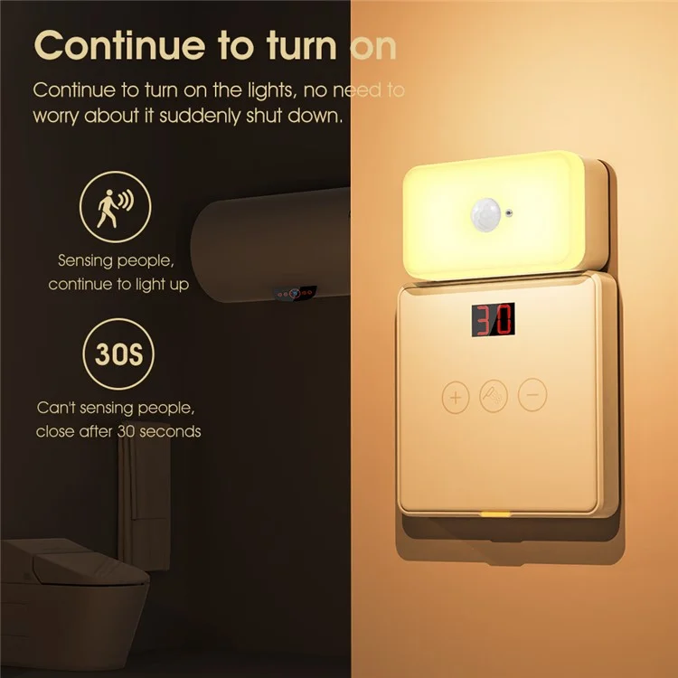 MG-YD101 Human Body Sensor Tuya App Voice Control Intelligent Wireless Night Light