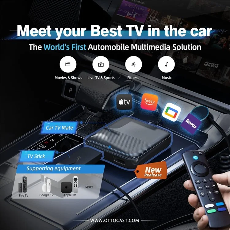 CA361 Проекционный конвертер Carplay Car TV Mate TV HD вывод адаптер