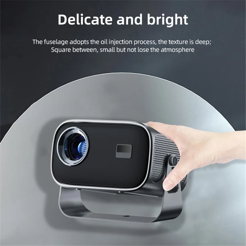 P19 Portable Projector 720P HD Video Android 13 WiFi Bluetooth-compatible Home Theater Office LED Projector - EU Plug