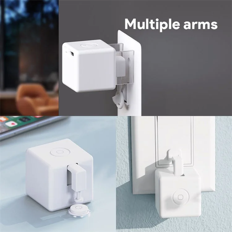 ADFBB531 Recargable Tuya Bluetooth Smart Touch Pusher Arm Fingerbot Plus Switch Button