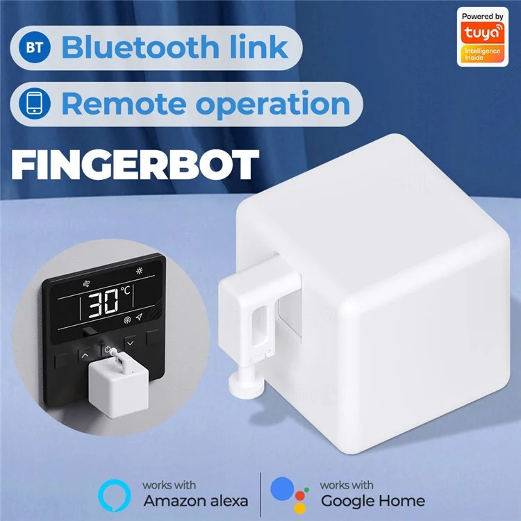 ADFB0201 Fingerbot Switch Voice Control Bluetooth Tuya Smart Switch Button Pusher - Чёрный