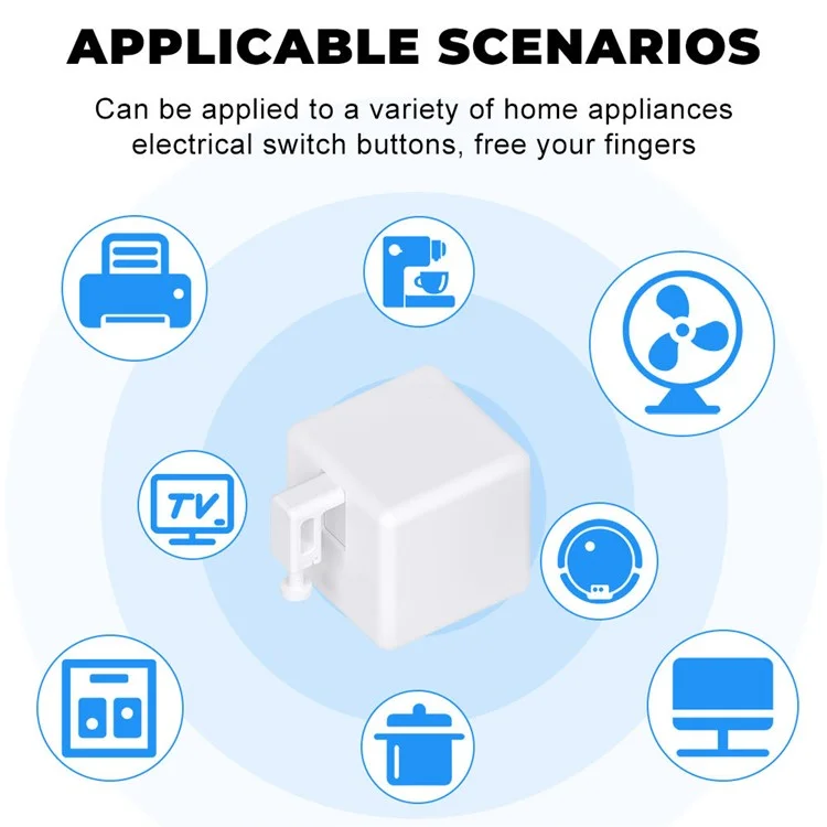 ADFB0201 Fingerbot Switch Voice Control Bluetooth Tuya Smart Switch Button Pusher - Чёрный