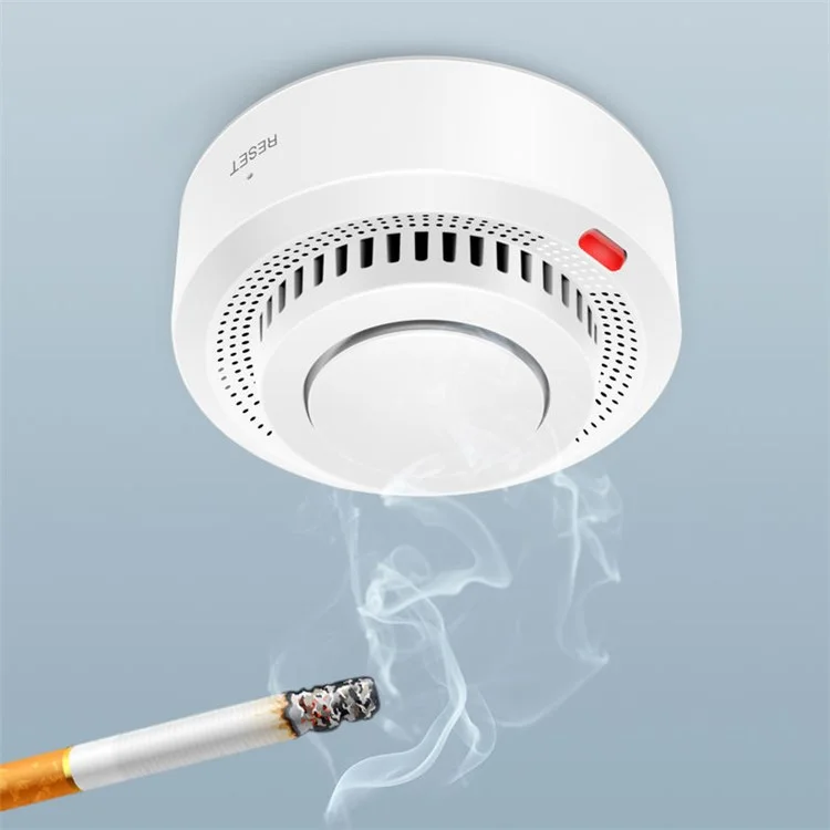 Tuya Zigbee Smoke Detector Real Time Monitoring Smoke Sensor Alarm Works with Alexa / Google Assistant