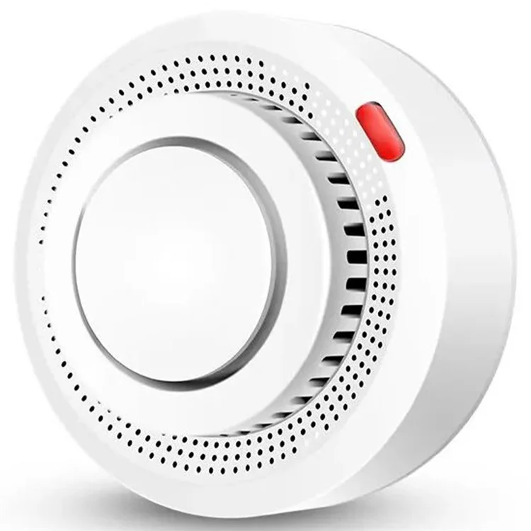 WiFi Smart Smoke Detector Tuya App Controlled Smoke Sensor Alarm Device