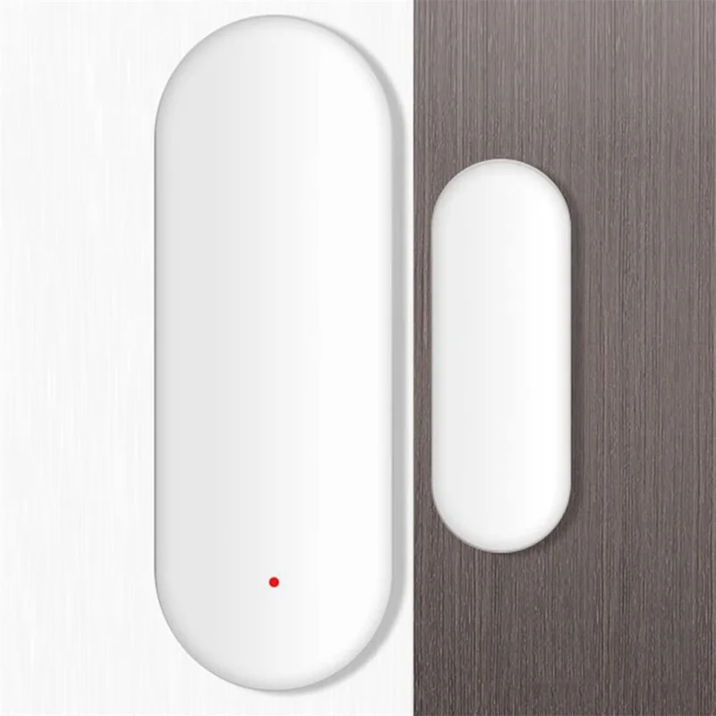 Capteur de contact de porte intelligente WiFi Tuya Détecteur de lumière magnétique de fenêtre de porte
