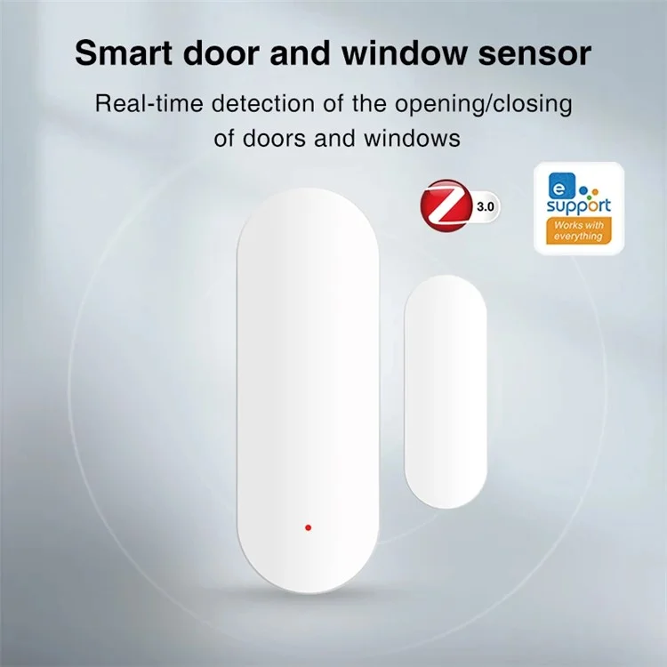 Tuya Smart Zigbee Door Magnetic Sensor Home Security Anti-Theft Alarm Window Door Open Detector