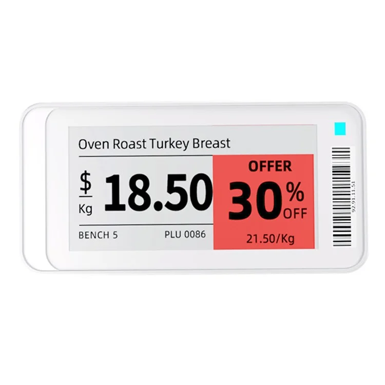 PICKSMART PE21R V4 2.1 inch TFT Screen Display Bluetooth-compatible Electronic Price Tags Digital Store Shelf Labels