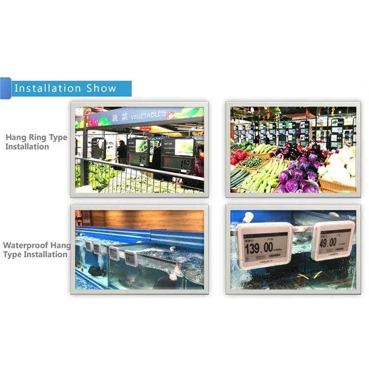 ESL_TFT_2.1_V4 2,1-Zoll-TFT-Bildschirm Elektronisches Bluetooth-Regalschild Laden Mall Supermarkt Regalschildpreis
