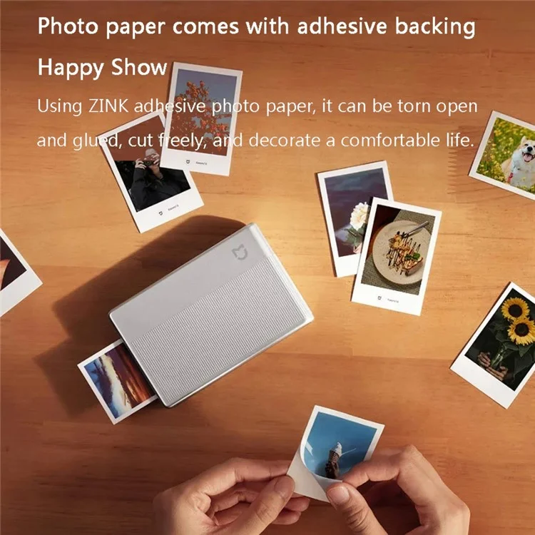 XIAOMI MIJIA 1S Stampante Fotografica Portatile Wireless Senza Inchiostro Mini Bluetooth Stampante Termica