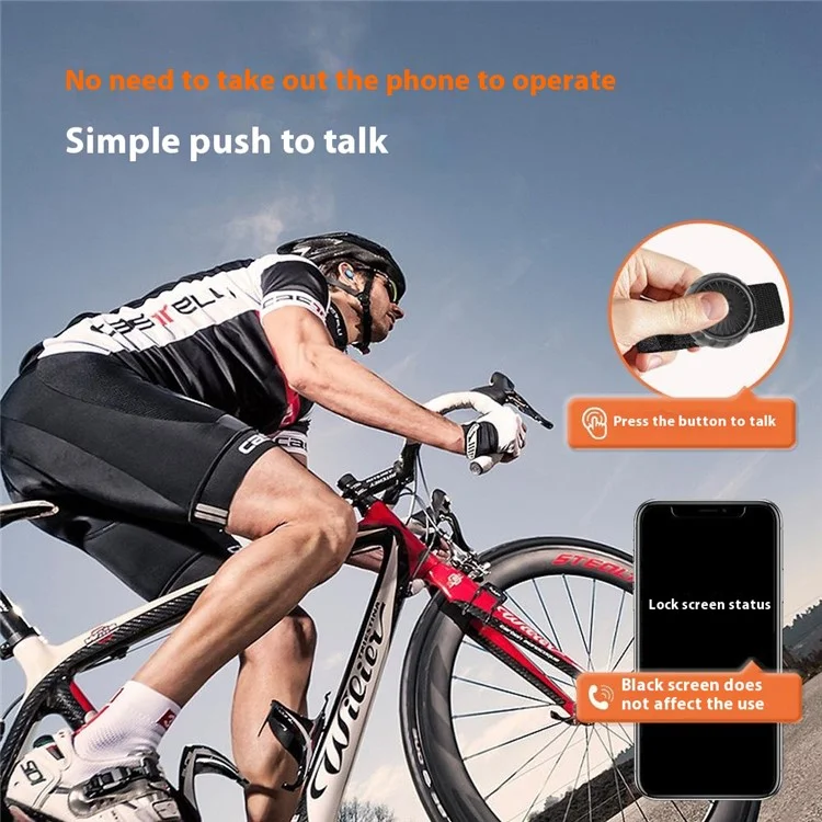 YPC21 per Zello IP67 Waterproof Wireless Bluetooth PTT Button Switch per Ios / Android