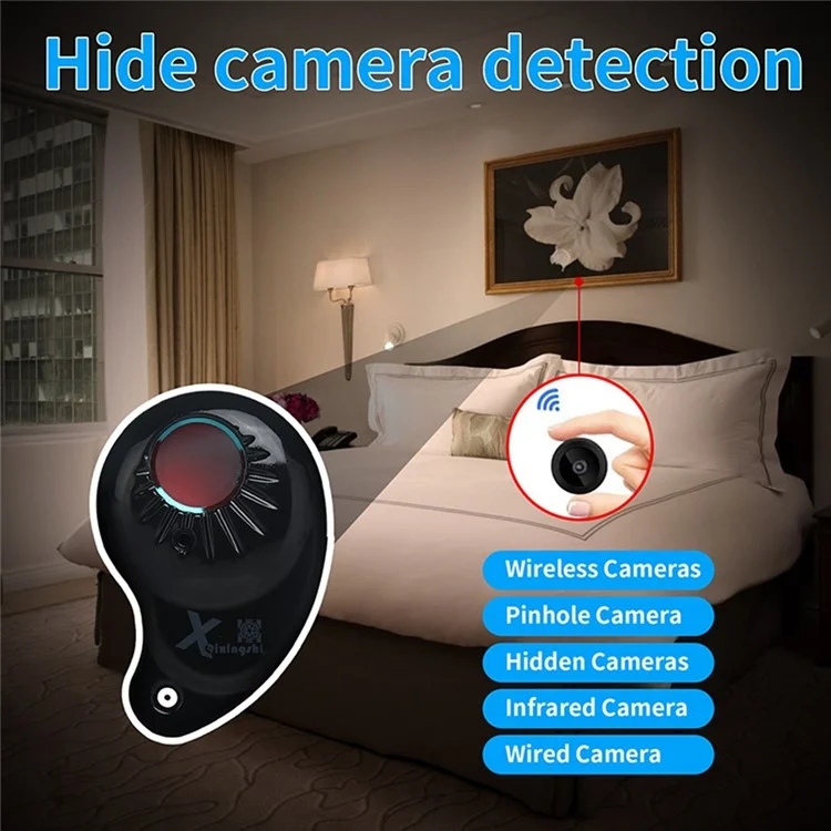 P7000 High Sensitivity Wireless RF Signal Hidden Camera Detector Scan Magnetic GPS Locator
