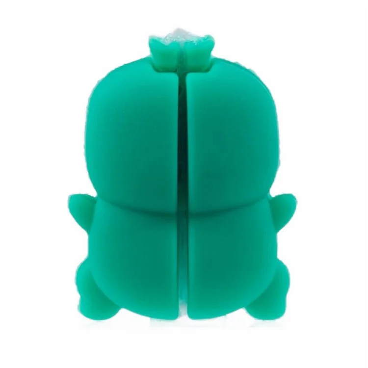 Cartoon Silicone Cable Protector Cord Saver USB Cable Buddies Holder for Smartphone - B