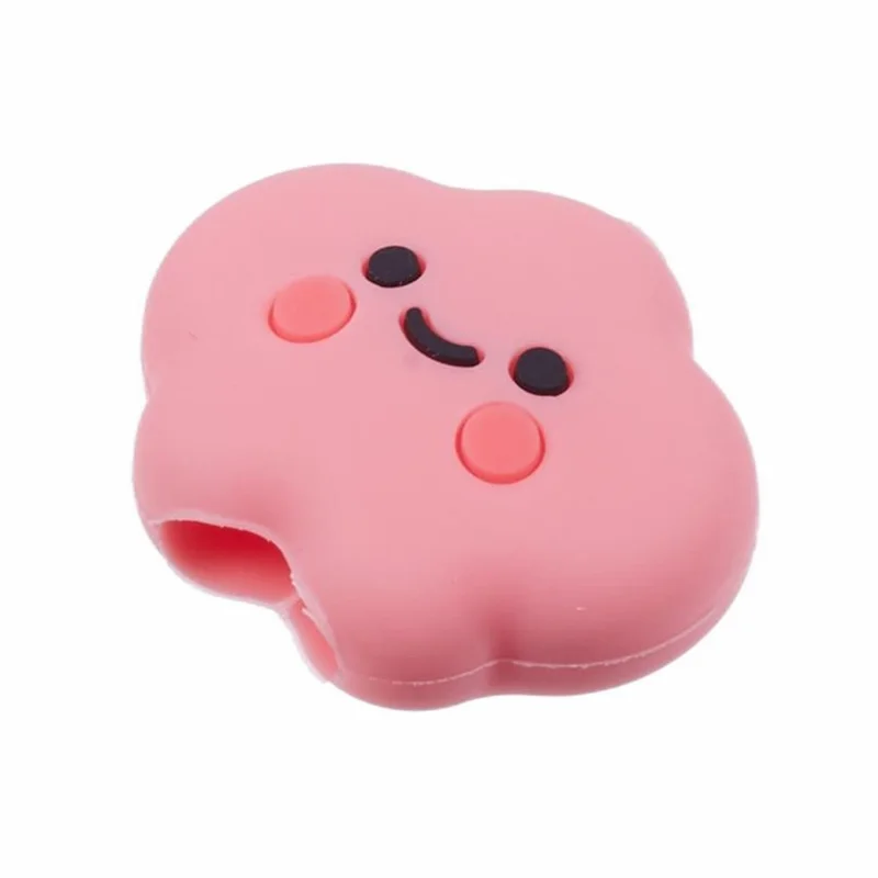 Cartoon Silicone Cable Protector Cord Saver USB Cable Buddies Holder for Smartphone - C