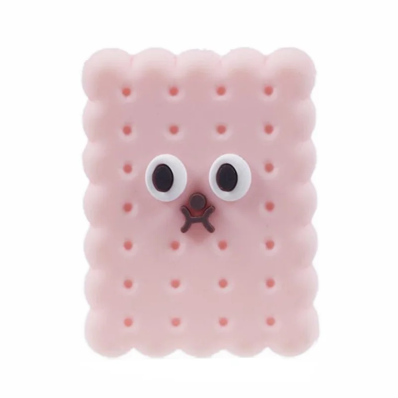 Cartoon Silicone Cable Protector Cord Saver USB Cable Buddies Holder for Smartphone - D