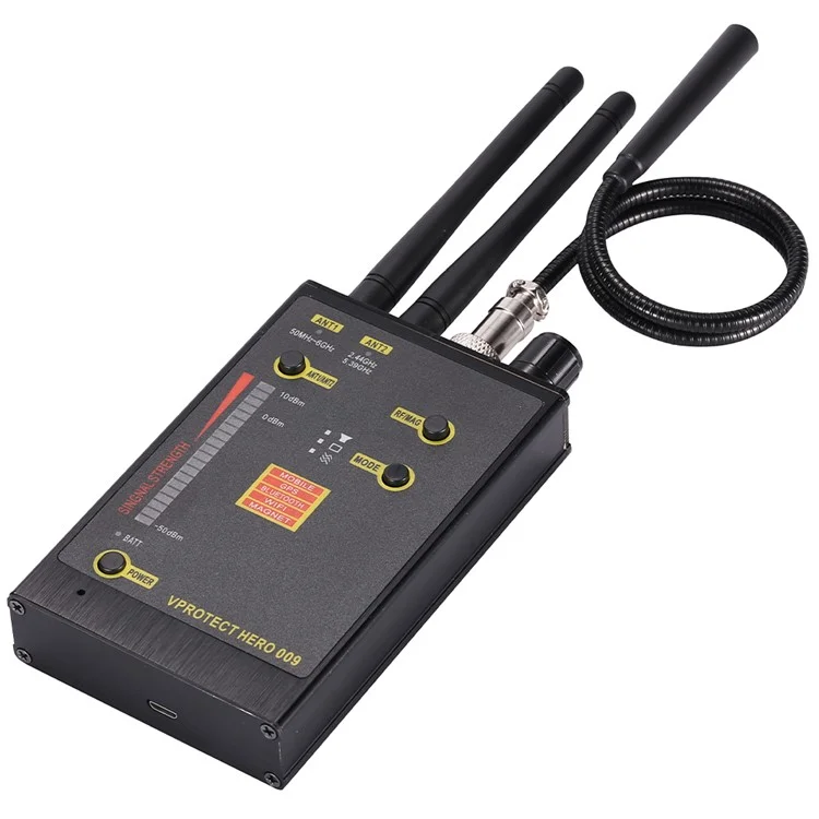 Hero 009 Digital Wireless RF Signal Detector GPS Tracker with Antennas