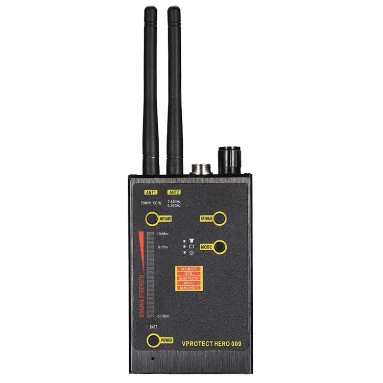 Hero 009 Digital Wireless RF Signal Detector GPS Tracker with Antennas