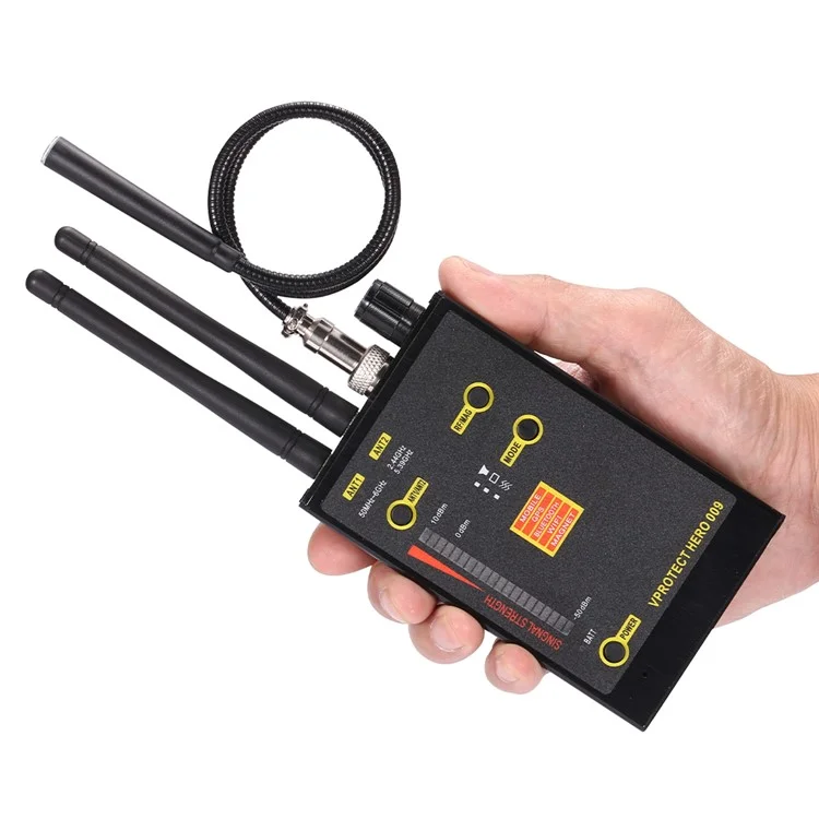 Hero 009 Digital Wireless RF Signal Detector GPS Tracker with Antennas